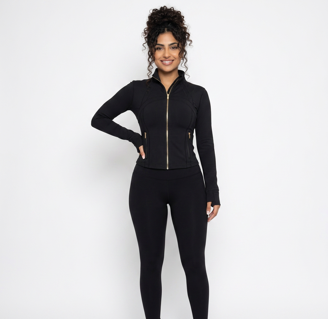 Black Cropped Define Set